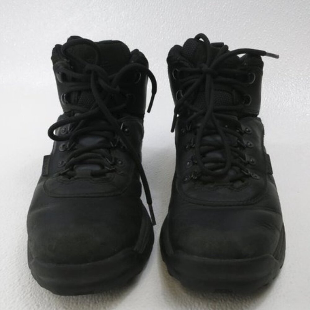 Timberland Waterproof Black Leather Hiking Boots Shoe Mens Comfort Footwear sz 9 - Picture 4 of 7